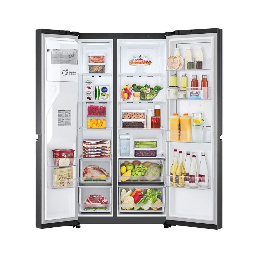 LG SxS Refrigerator 684L (GC-J257FQKW) with UVnano® Water Dispenser