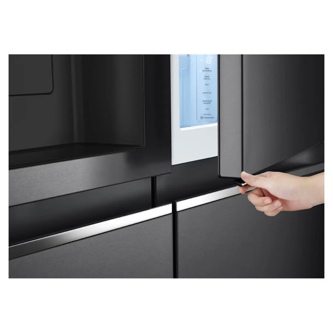 LG SxS Refrigerator 684L (GC-J257FQKW) with UVnano® Water Dispenser