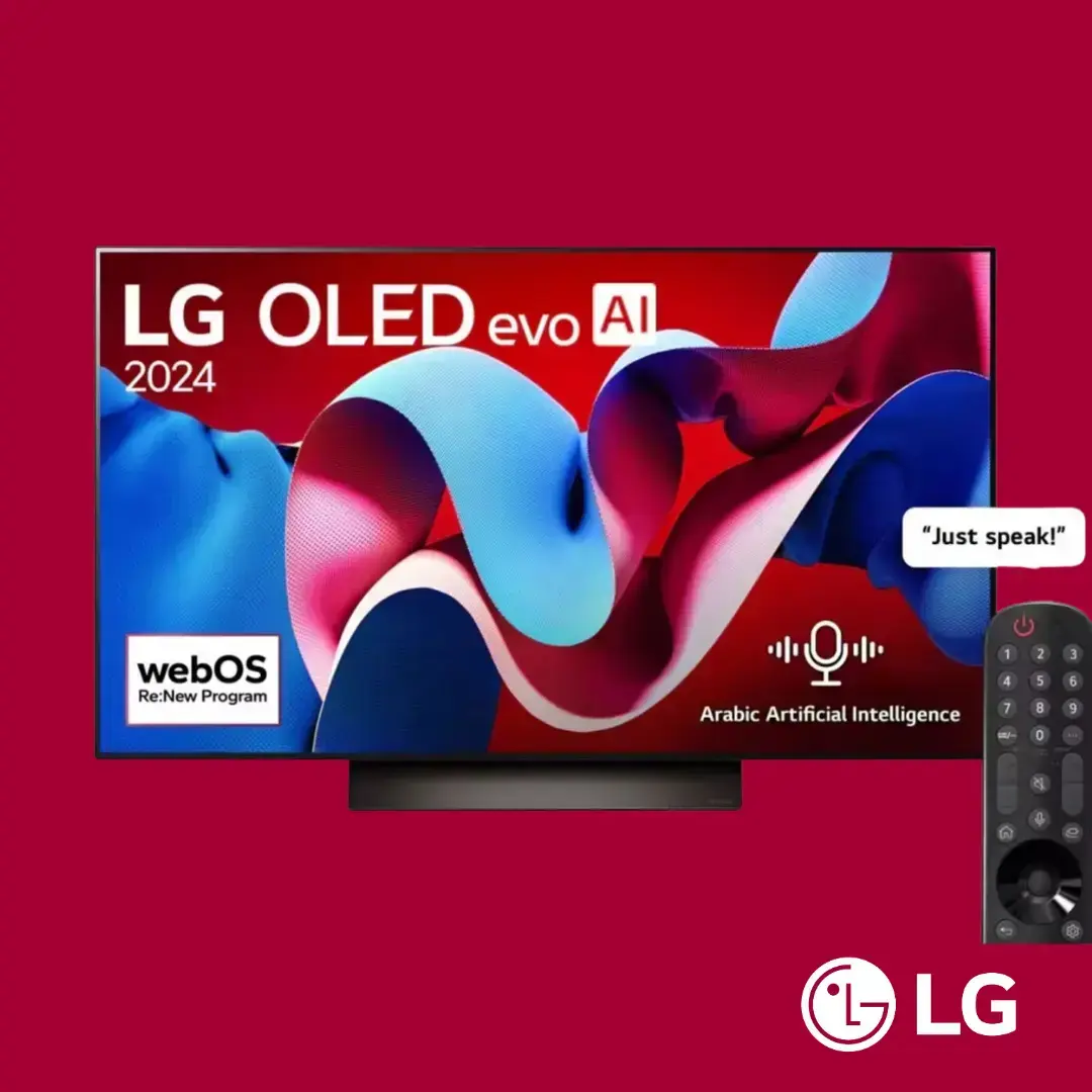 LG TV OLED 65 Inch C4 4K Smart TV AI Magic Remote webOS24