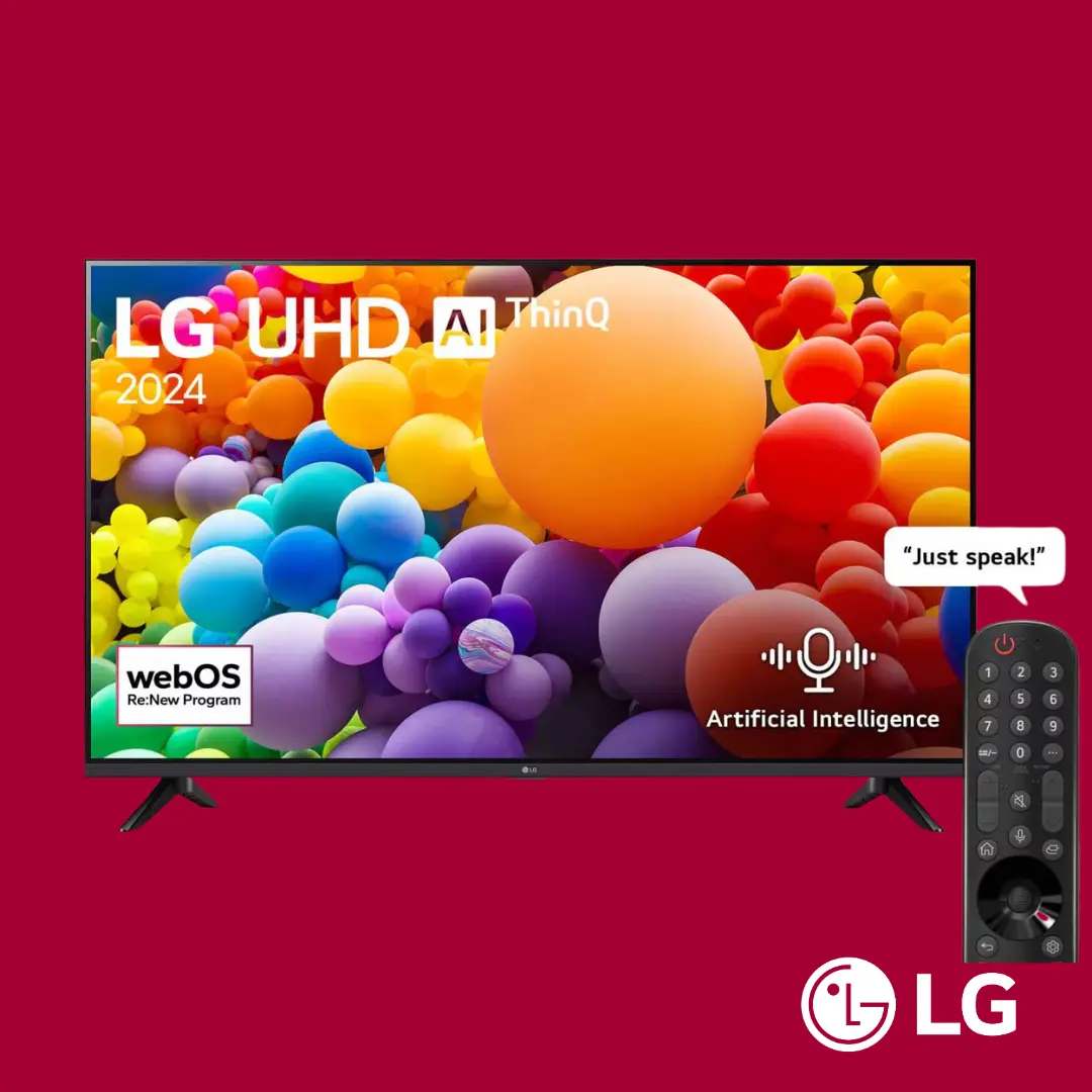 LG TV UHD 43 Inch UT73 4K Smart, AI Magic remote HDR10 webOS24