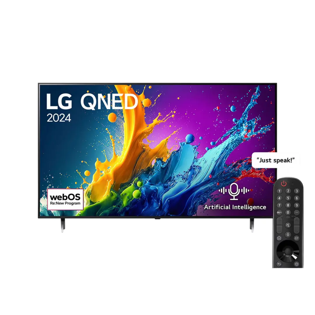 LG TV QNED 75 Inch QNED80T6B 4K Smart