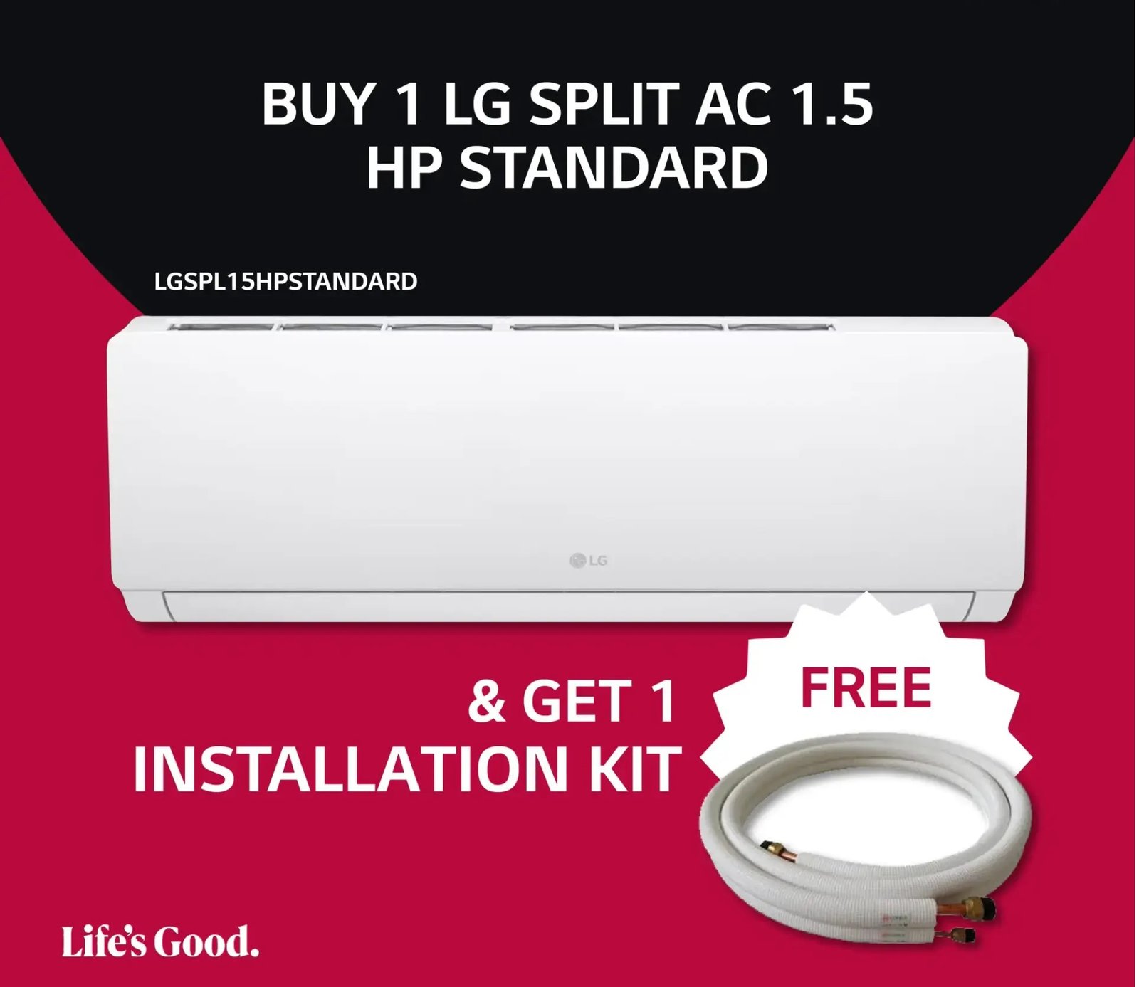 LG Split AC 1.5 HP Standard